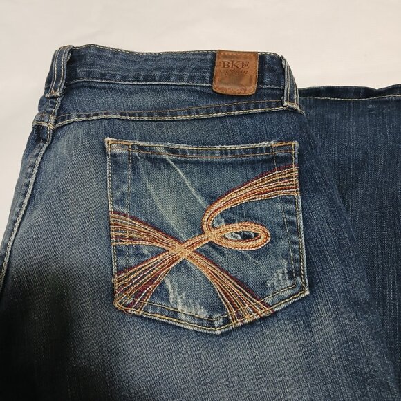 BKE Buckle Starlite Stretch Womens Denim Jeans 30x33 1/2 Flare Bootcut cowgirl - Picture 4 of 8